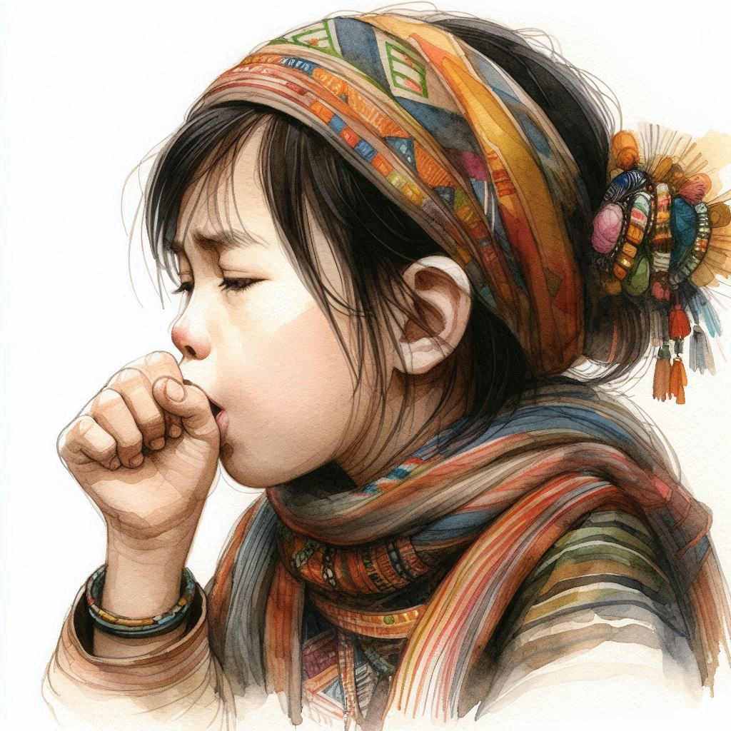 Female Child Coughing