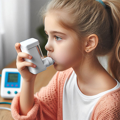 Child Breathing Into Box