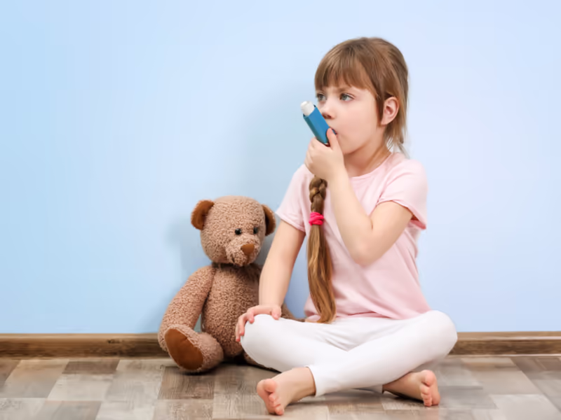 Child 5-11 With Inhaler